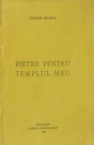 Pietre pentru templul meu (princeps) - carte anticariat